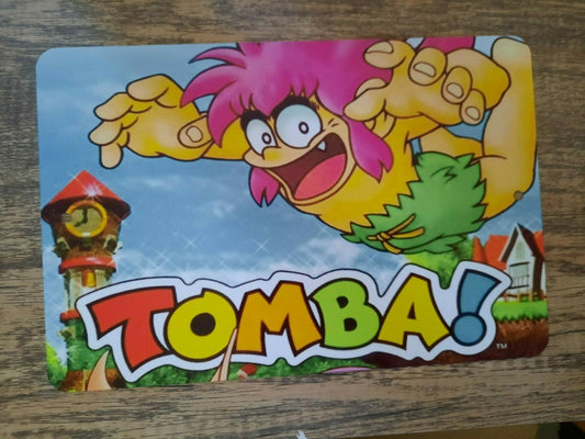 TOMBA! Video Game 8x12 Metal Wall Sign