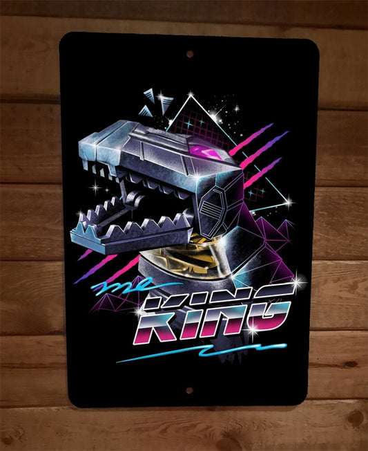 Dinobot King Grimlock Autobot 8x12 Metal Wall Sign Poster Transformers