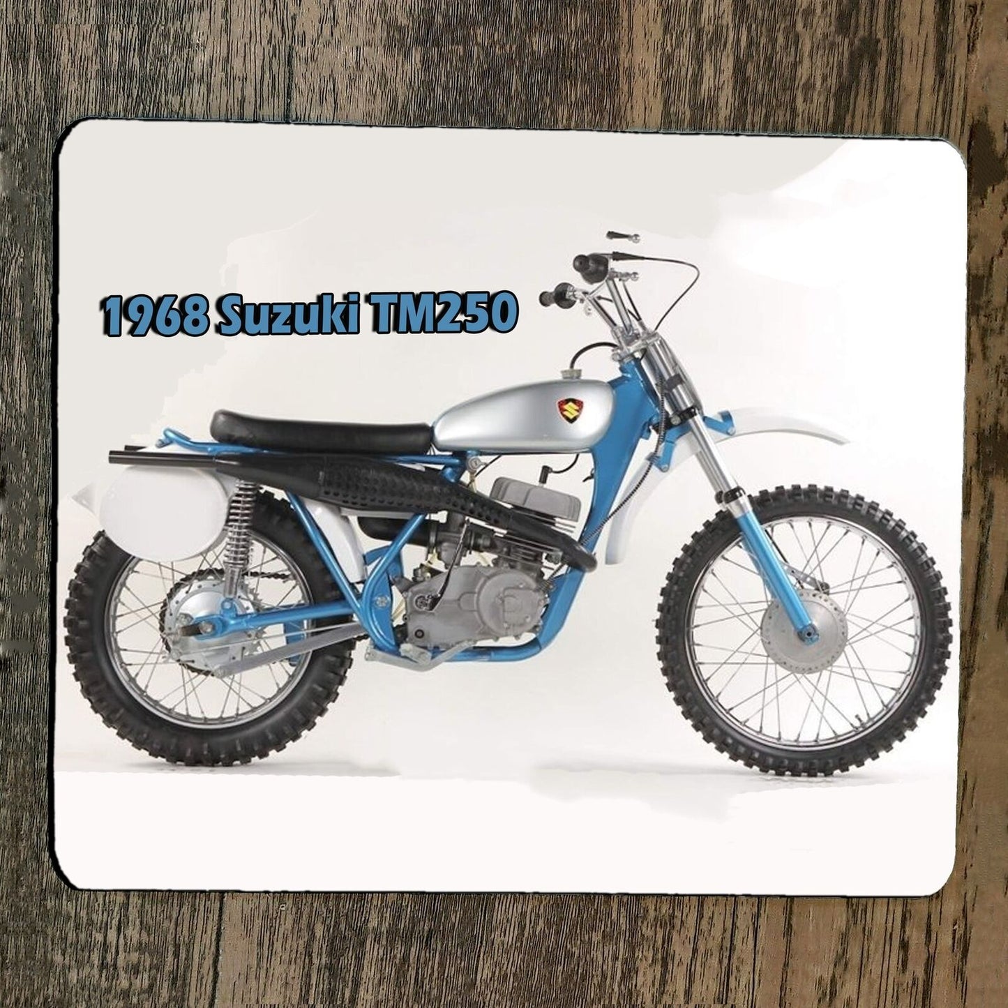 Mouse Pad 1968 Suzuki TM250 Motocross Dirt Bike Motorcycle