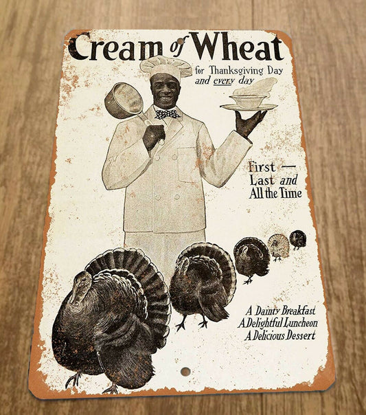 Vintage Cream of Wheat Advertisement 8x12 Metal Wall Sign