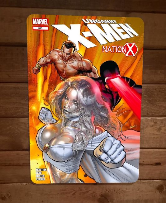 Uncanny X-Men Nation X #515 Comic Cover 8x12 Metal Wall Sign Poster