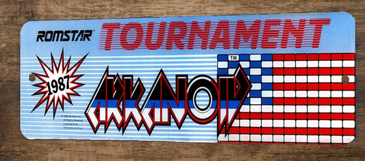 Tournament Arkanoid Arcade 4x12 Metal Wall Video Game Marquee Banner Sign