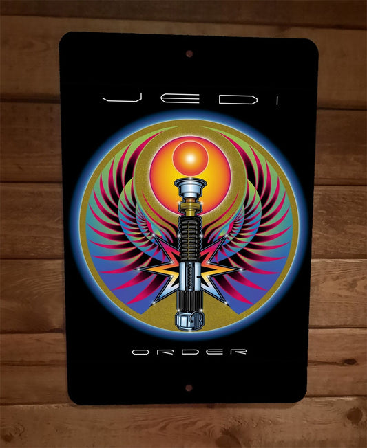 Jedi Order Star Journey Wars Parody 8x12 Metal Wall Sign