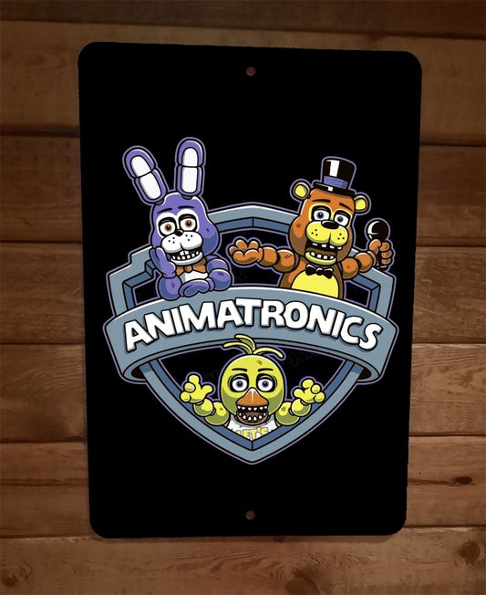 Animatronics 8x12 Metal Wall Animal Sign