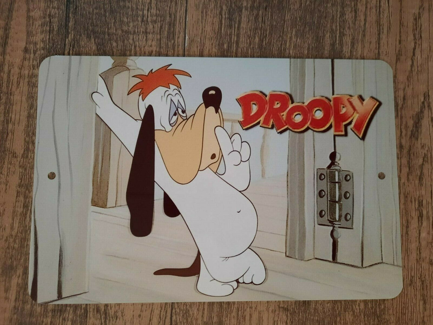 Droopy Dog Hanna Barbera Classic Cartoon 8x12 Metal Wall Sign