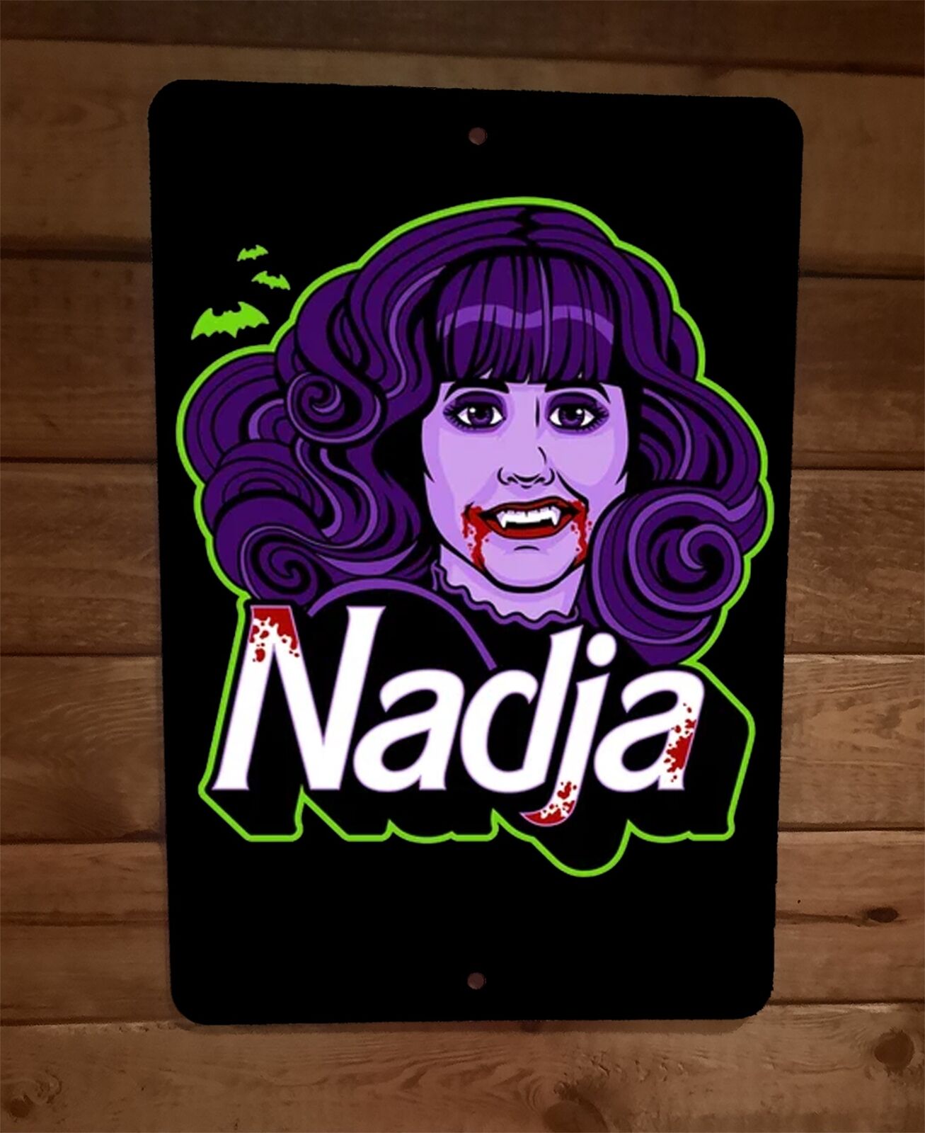 What We Do in the Shadows Nadja Doll 8x12 Metal Wall Sign Poster