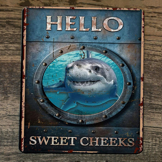 Mouse Pad Hello Sweet Cheeks Shark