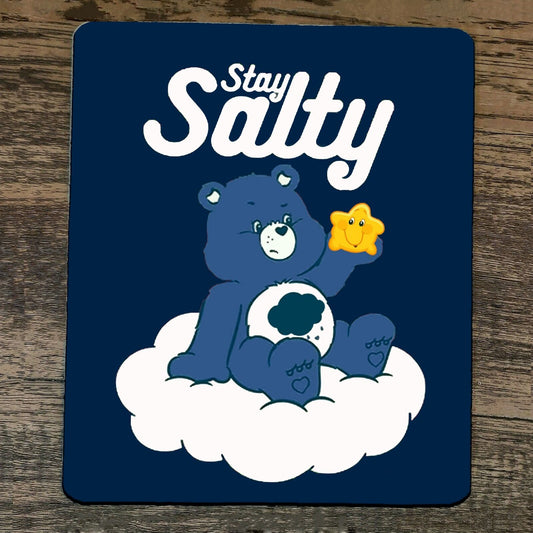 Mouse Pad Stay Salty Grumpy Care Bear