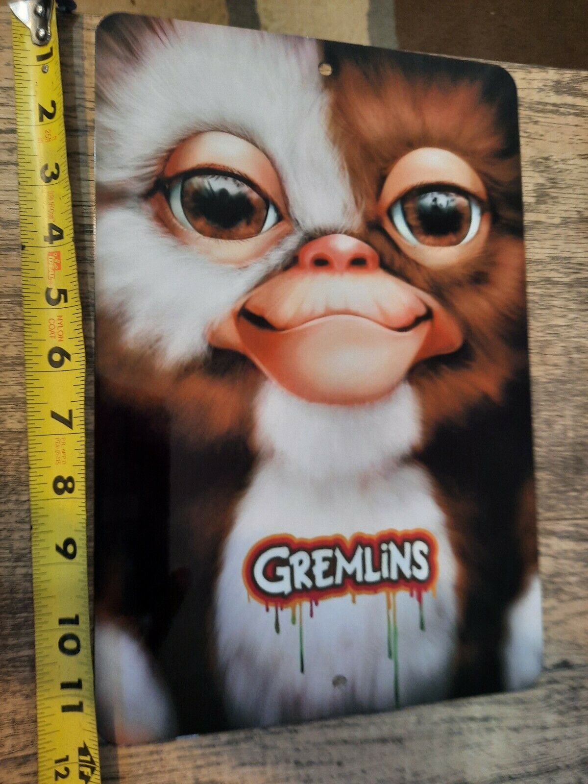 Gizmo Gremlins 8x12 Metal Wall Sign #1 Horror Holidays Comedy Movie Poster