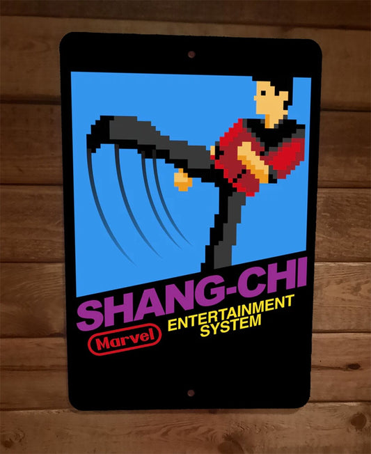 Shang Chi Kung Fu 8x12 Metal Wall Sign