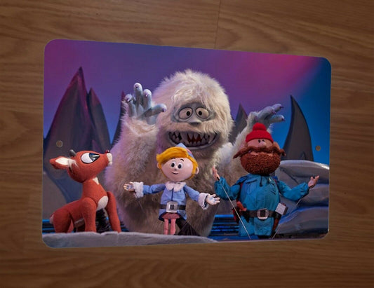 Abominable snowman Rudolph Christmas Xmas 8x12 Metal Wall Sign #3 Holidays Movie Cartoon