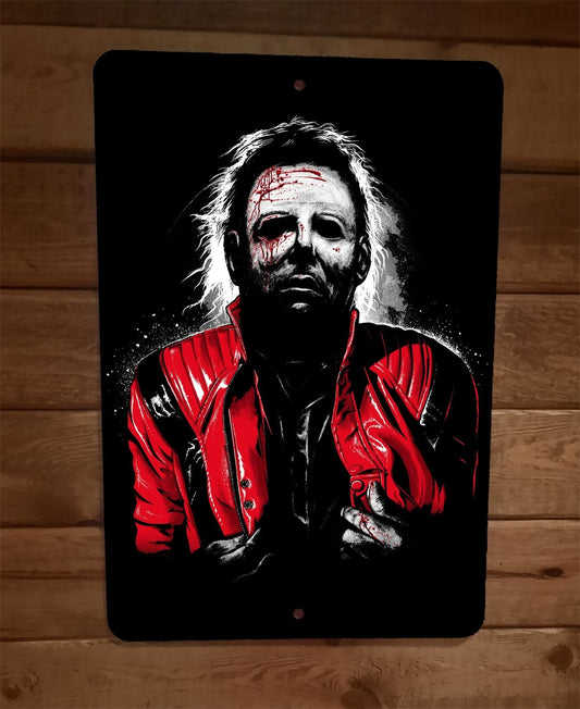 Michael Mike Myers Halloween Thriller Jackson Parody 8x12 Metal Wall Sign