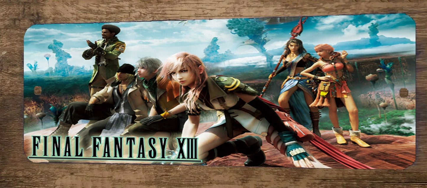 FFXIII Final Fantasy 13 Video Game 4x12 Metal Wall Marquee Banner Sign