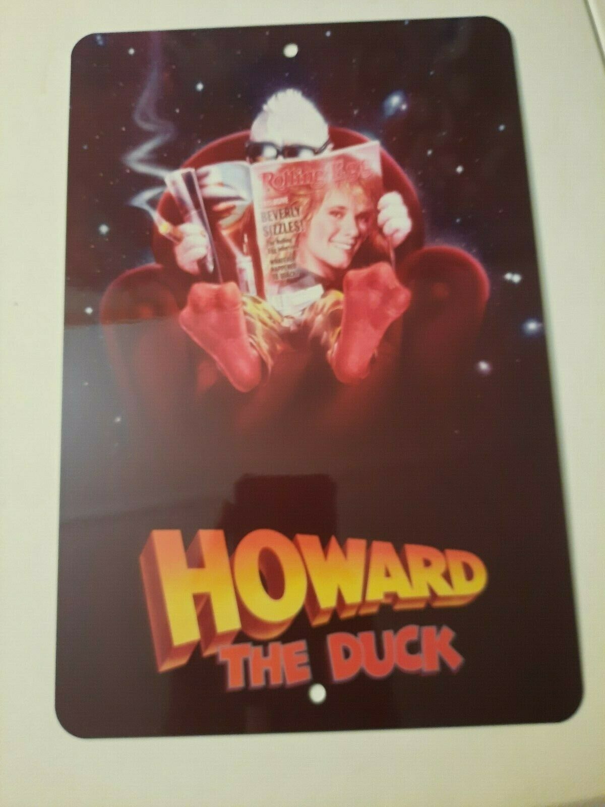 Howard the Duck Retro 80s Comedy Movie Poster 8x12 Metal Wall Sign