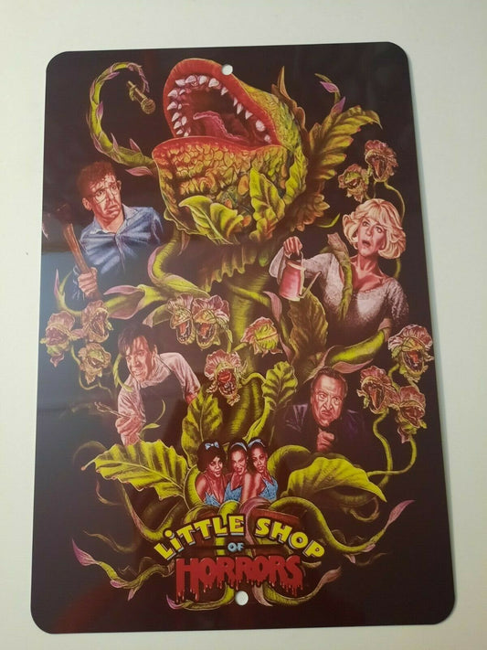 Little Shop of Horrors Artwork 8x12 Metal Wall Sign Comedy Musical Movie Poster