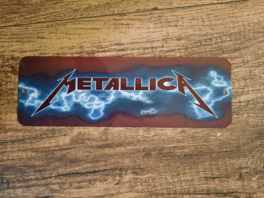 Metallica Rock Band Banner Marquee 4x12 Metal Wall Sign Music