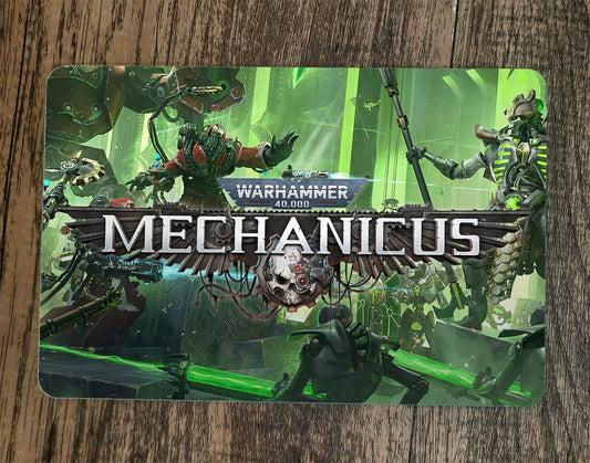 Warhammer 40000 Mechanicus 8x12 Metal Wall Sign Video Game