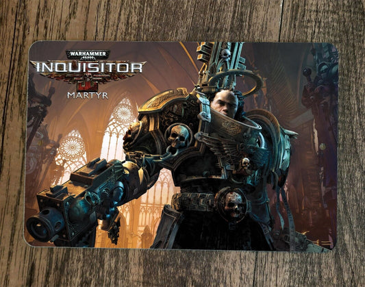 Warhammer 40000 Inquisitor Martyr 8x12 Metal Wall Sign Video Game
