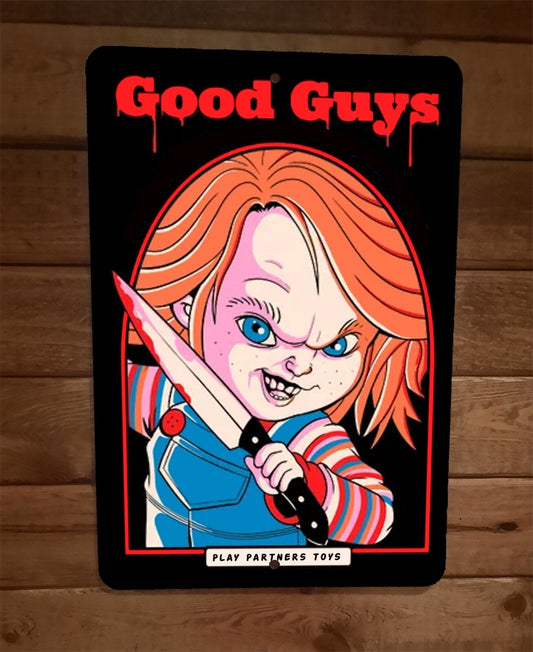 Good Guys Chucky Halloween Horror 8x12 Metal Wall Sign Poster