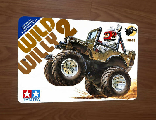 Wild Willy 2 RC Car Box Art 8x12 Metal Wall Car Sign Garage Poster