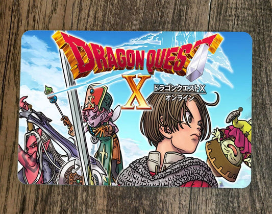 Dragon Quest 10 X 8x12 Metal Wall Sign Video Game Poster