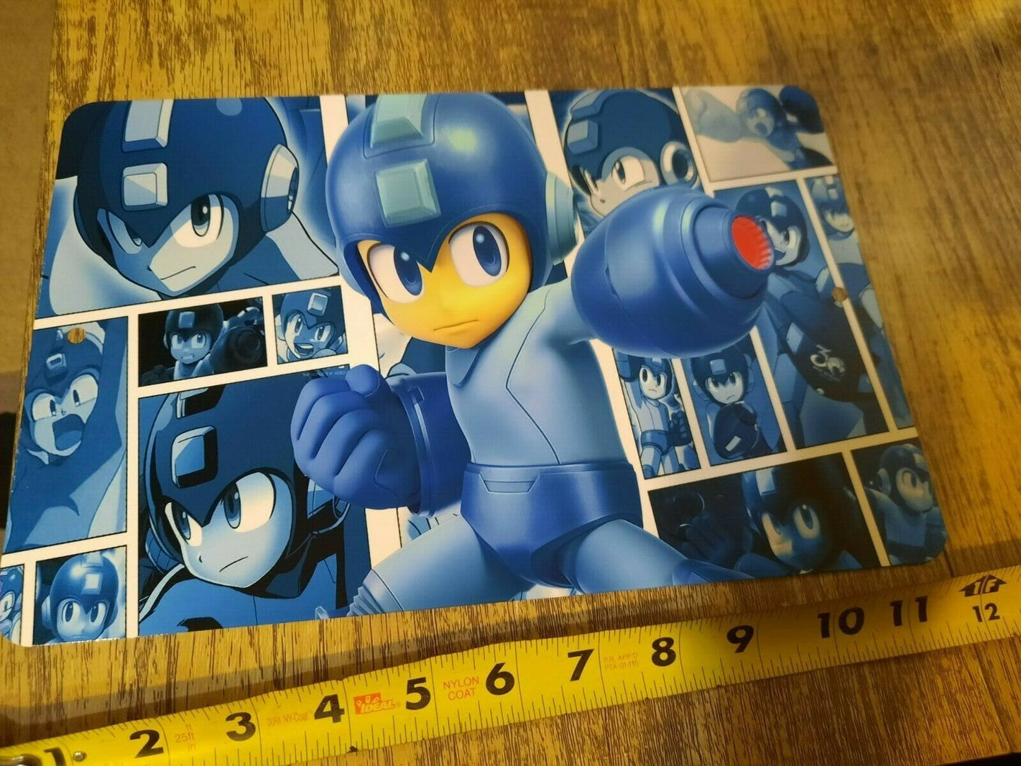 Mega Man Collage 8x12 Metal Wall Sign Retro 80s Arcade Video Game