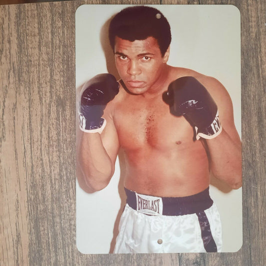 Muhammad Ali Boxer The Greatest 8x12 Metal Wall Sign Sports