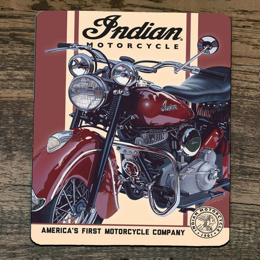 Mouse Pad Indian Motorcycle Americas First 1st Company