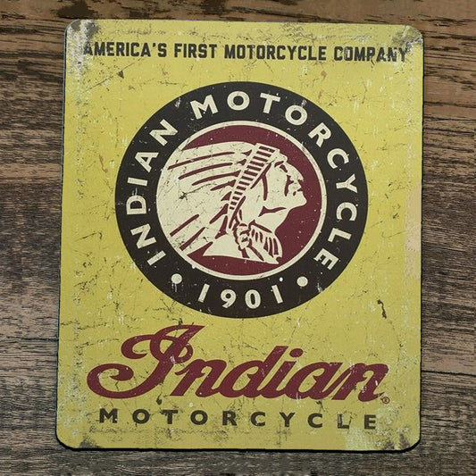 Mouse Pad Indian Motorcycle 1901 Americas First 1st Company