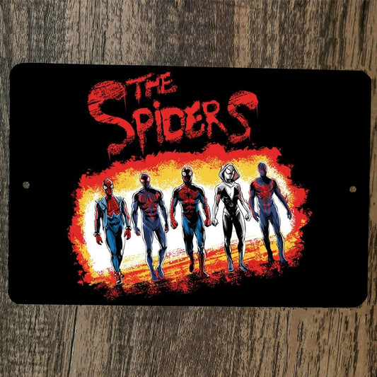 The Spiders 8x12 Metal Wall Comics Sign