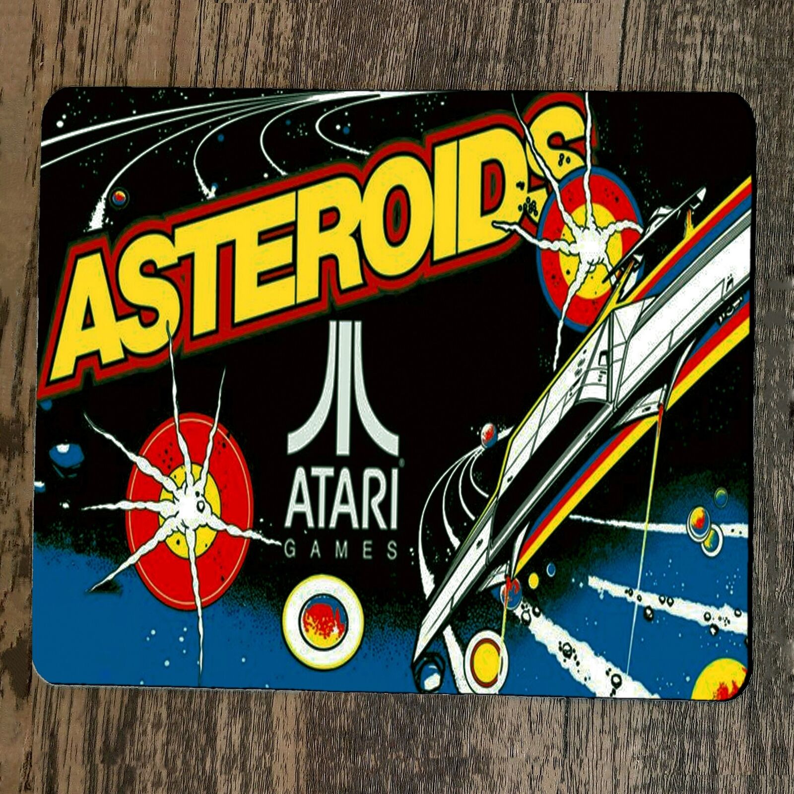 Mouse Pad Asteroids Classic Arcade Video Game – Sign Junky