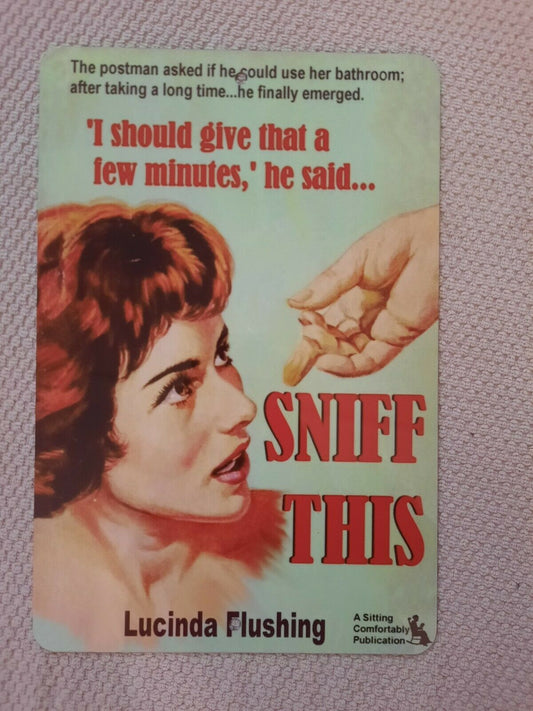 SNIFF THIS funny 8x12 Metal Wall Sign