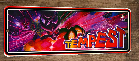 Tempest 4x12 Metal Wall Video Game Arcade Sign Poster