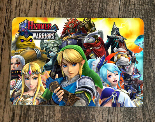 Hyrule Warriors 8x12 Metal Wall Sign Video Game Poster