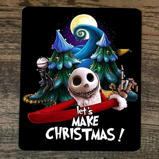 Mouse Pad Lets Make Nightmares Before Christmas Xmas