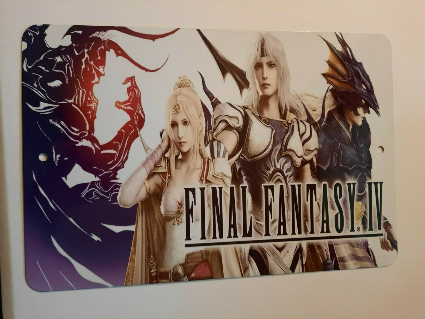Final Fantasy 4 FFIV Video Game 8x12 Metal Wall Sign #2 Arcade