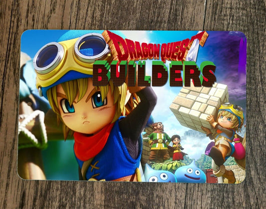 Dragon Quest Builders 8x12 Metal Wall Sign Video Game Poster