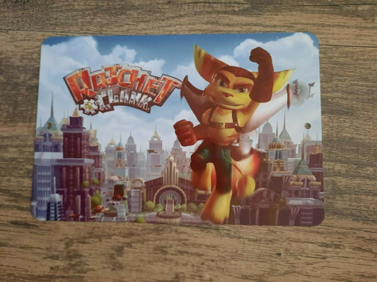 Ratchet & Clank Video Game Art 8x12 Metal Wall Sign Arcade