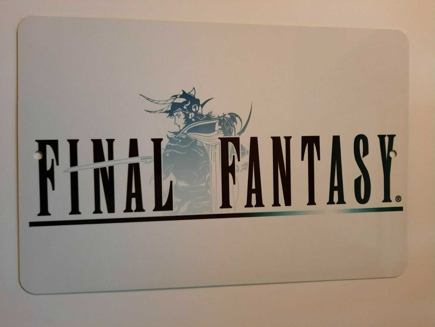 Final Fantasy FF Video Game 8x12 Metal Wall Sign Arcade