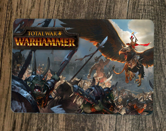 Warhammer Total War 8x12 Metal Wall Sign Video Game Poster