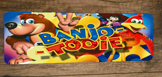 Banjo Tooie Video Game 4x12 Metal Arcade Wall Sign Video Game