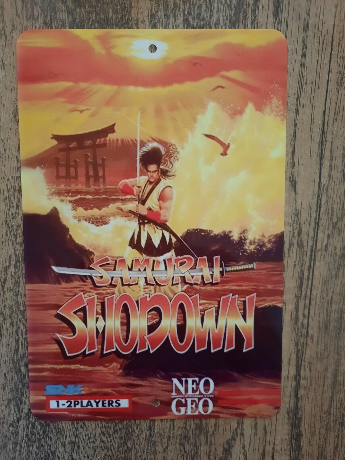 Samurai Showdown Video Game 8x12 Metal Wall Sign SNK NEO GEO Arcade