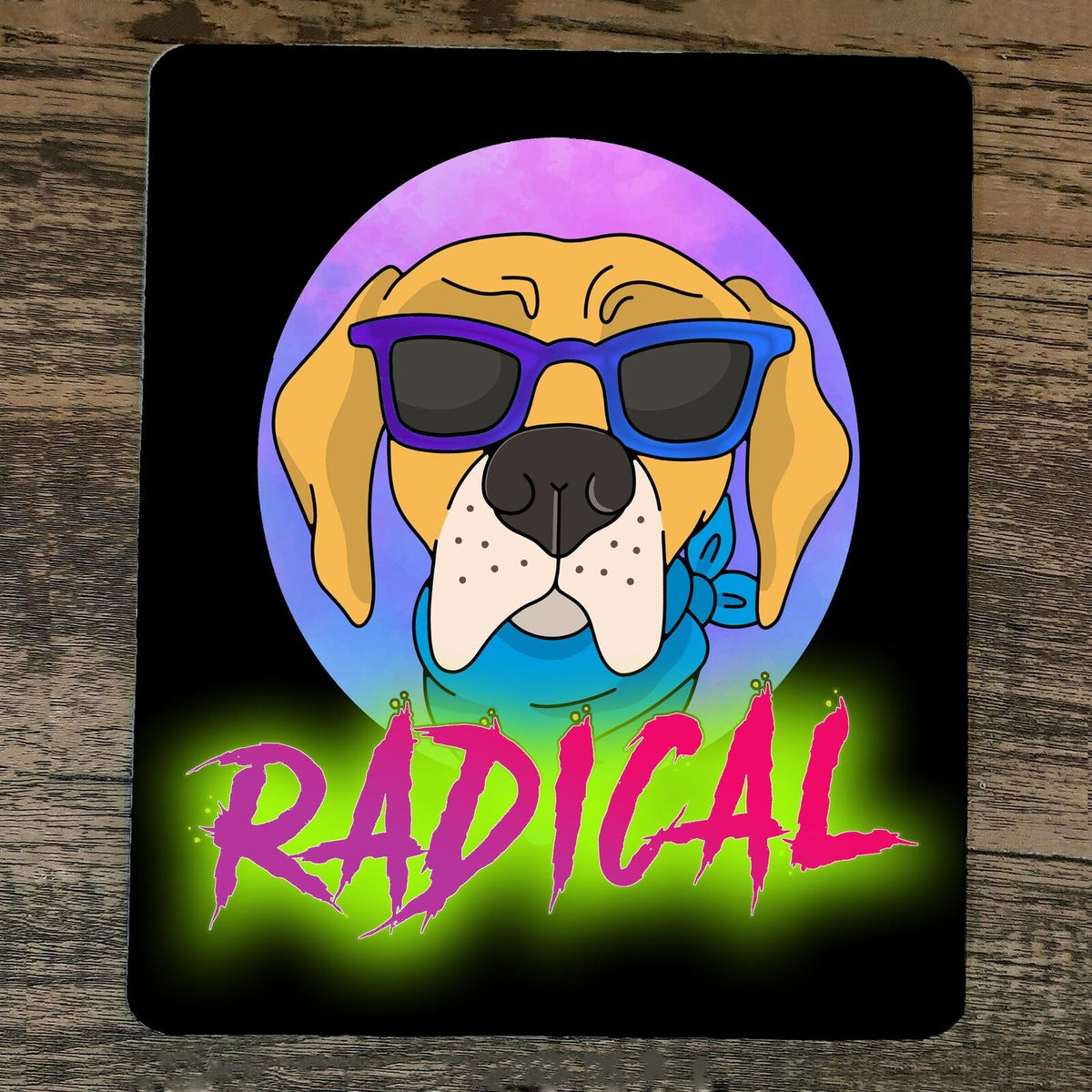 Radical Mouse Mouse Pad Radical Dog Cartoon Kids – Sign Junky