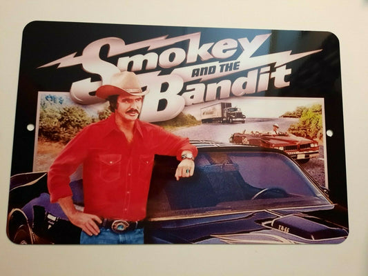 Smokey and the Bandit 8x12 Metal Wall Action Western Movie Poster Sign