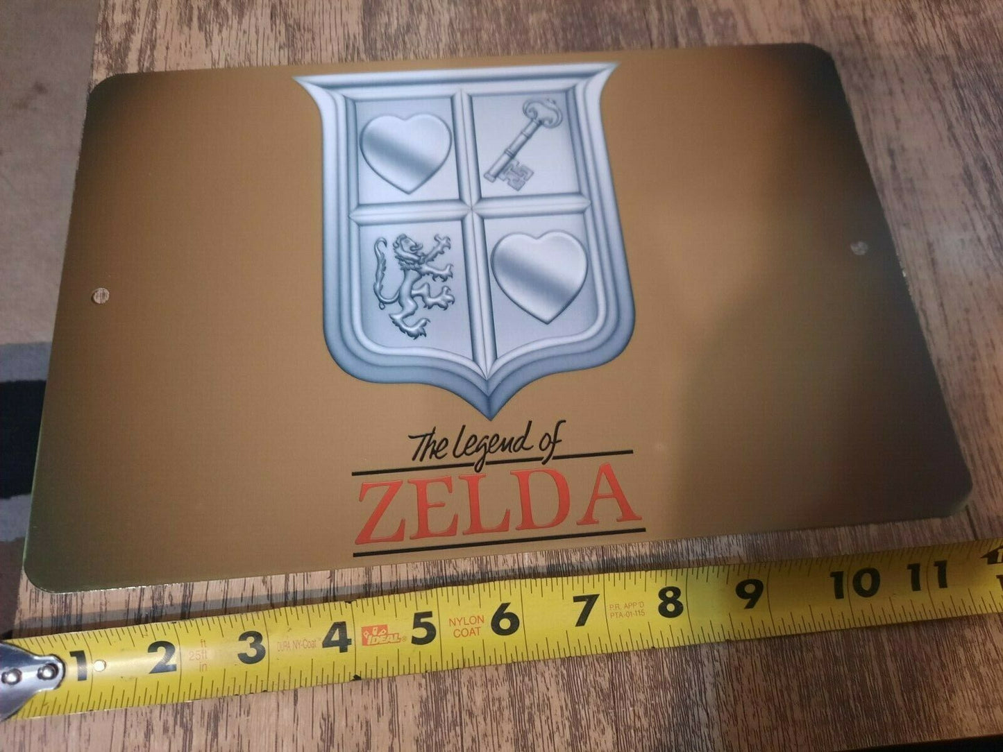 The Legend of Zelda 8x12 Metal Wall Sign Retro 80s