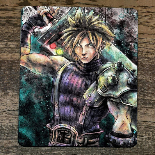 Mouse Pad Cloud Strife Arcade Video Game Final Fantasy FFVII 7