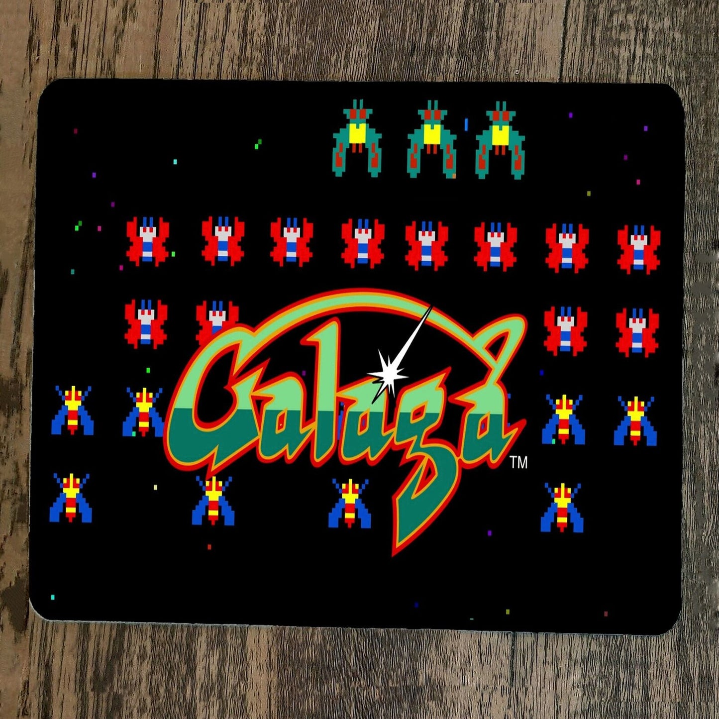 Mouse Pad Galaga Classic Arcade Video Game