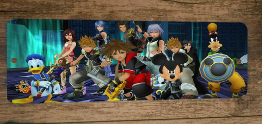 Kingdom Hearts 4x12 Metal Arcade Wall Sign Video Game