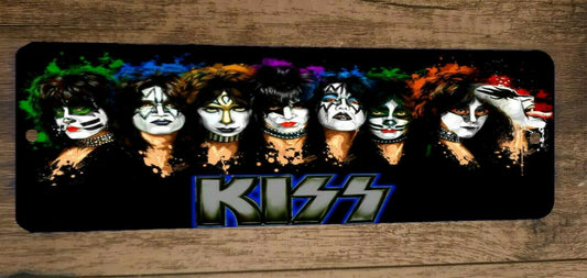 KISS 4x12 Metal Wall Sign Music Artist