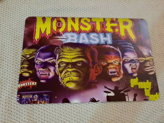 Monster Bash Movie Poster Art 8x12 Metal Wall Sign #2